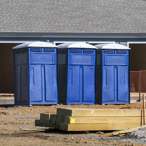 what is the cost difference between standard and deluxe porta potty rentals in Wellpinit